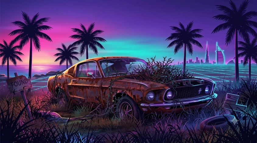 Abandoned rusted classic car in GTA 6, tied to the Classic Car Collection restoration mechanic in Leonida