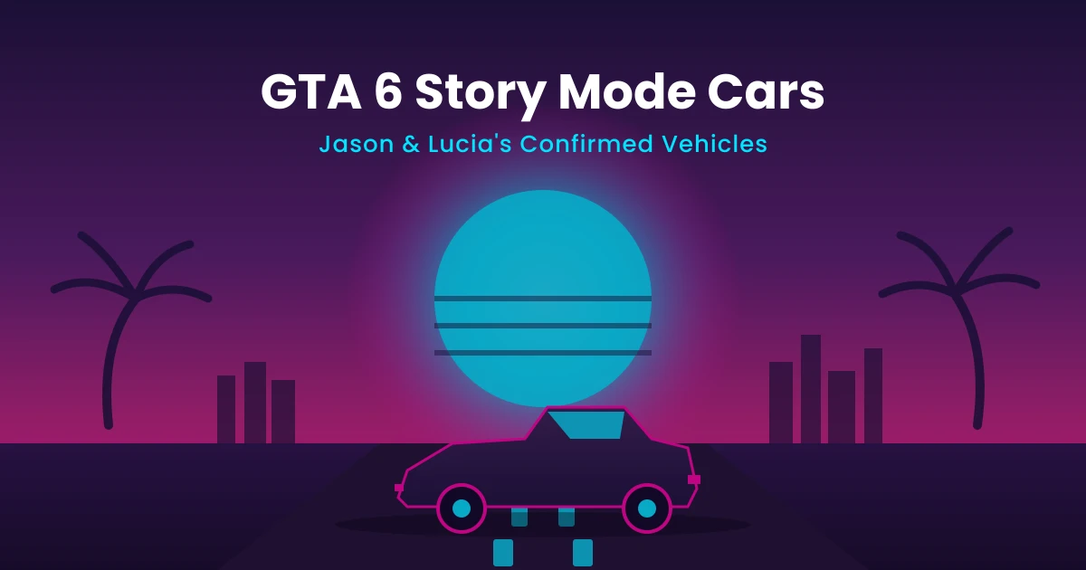 GTA 6 Story Mode Cars - Jason and Lucia's Confirmed Vehicles